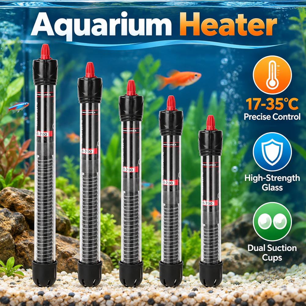 Fish Tank Heater - سخان زجاجي قابل للغمر لحوض السمك