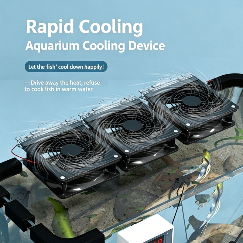Fish Tank Heater - مروحة تبريد سريعة قابلة لتعديل الزاوية