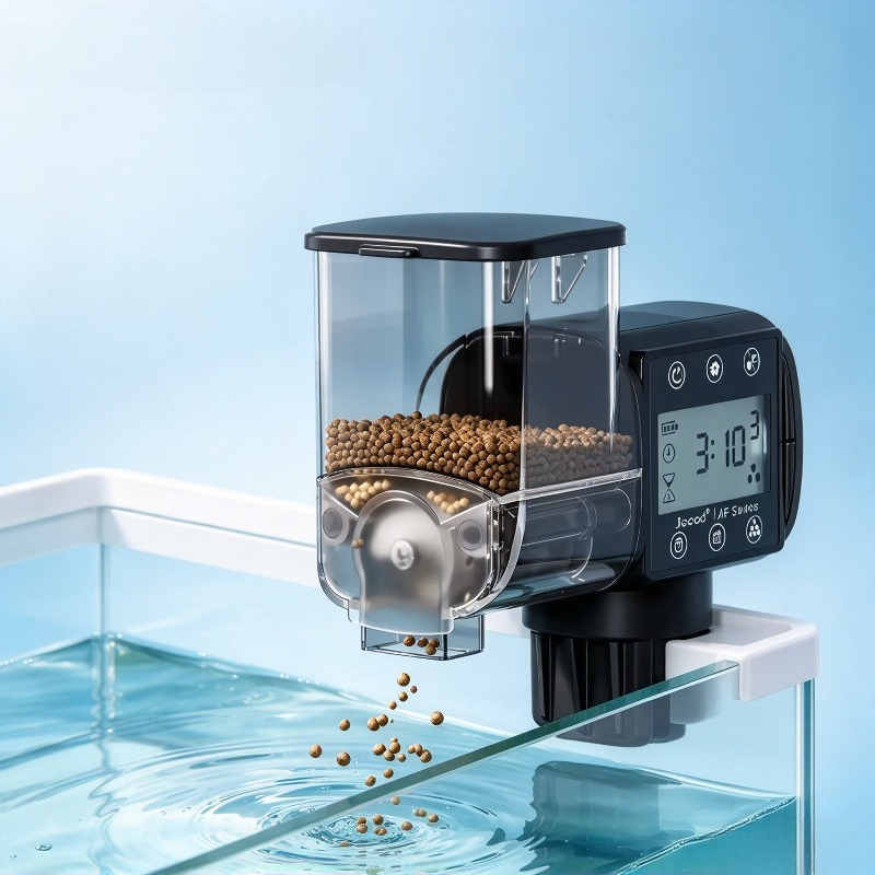 Aquarium Fish Keeping - موزع طعام ذكي للأسماك مع مؤقت