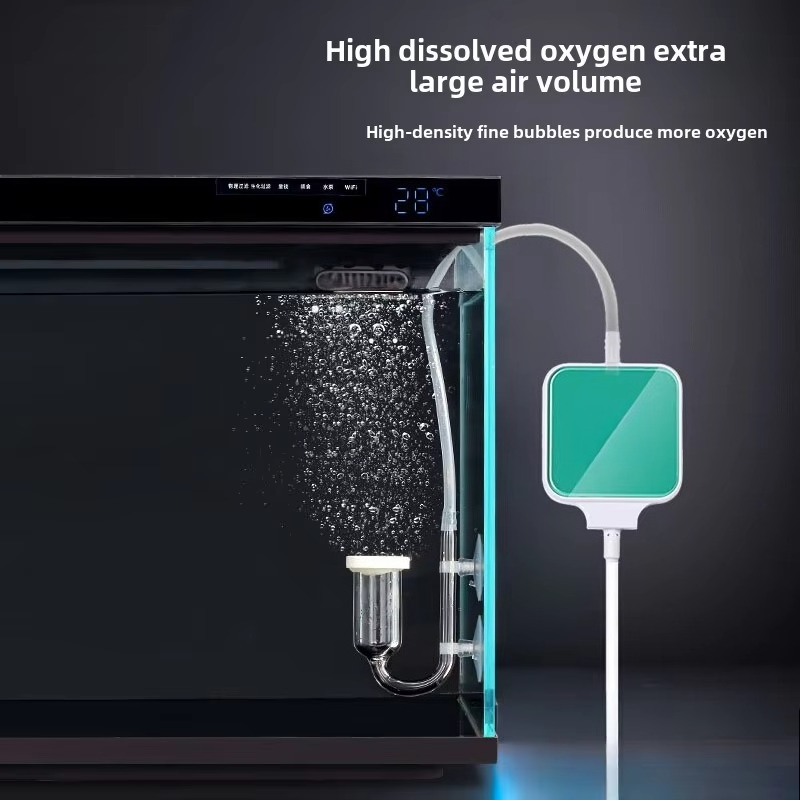 مضخة أكسجين صغيرة وهادئة لحوض  - مراجعة Xiaomi Aquarium Fish Tank وسعره