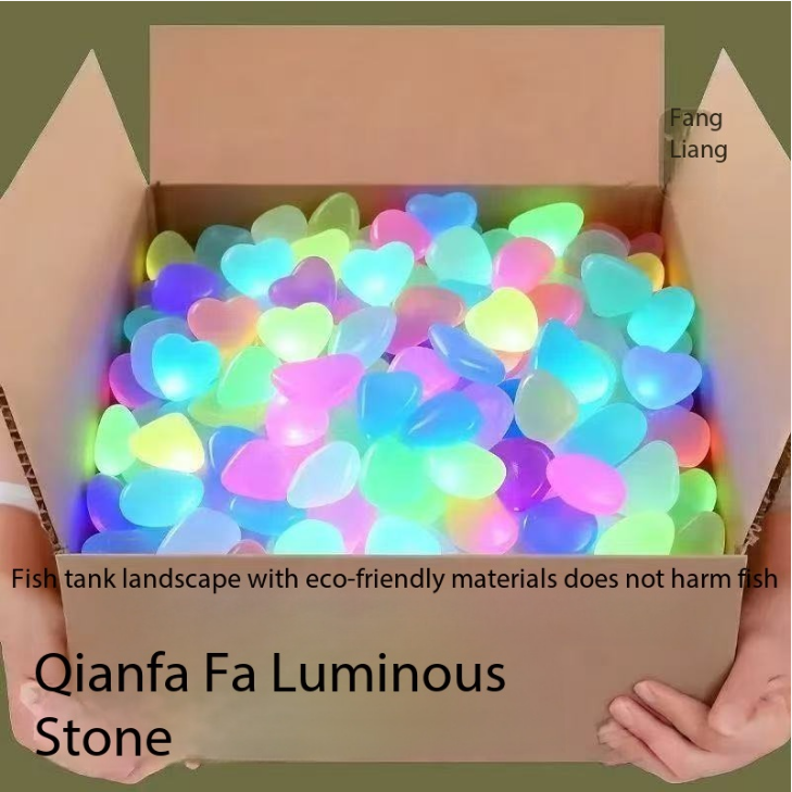 1 سم 100 قطعة حجر إوز ملون مضي - مراجعة Fish Tank Gravel وسعره