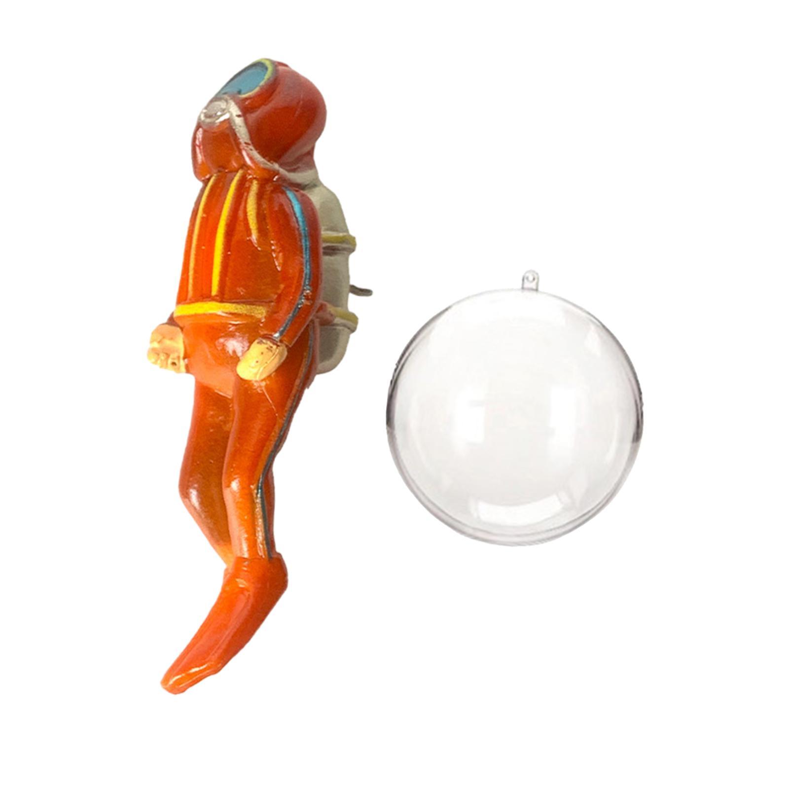تمثال صغير لغواص مصنوع من الرا - مراجعة Aquarium Decor وسعره