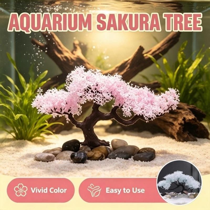 [شجرة بونساي بيضاء اصطناعية بأ - مراجعة Aquarium Fish Betta وسعره