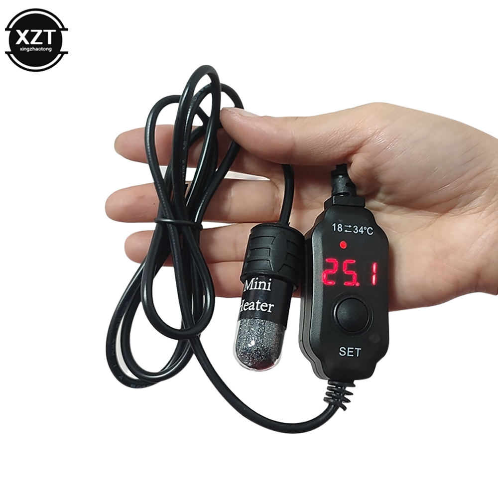 USB صغير شحن حوض السمك قضيب تس - مراجعة Fish Tank Heater وسعره
