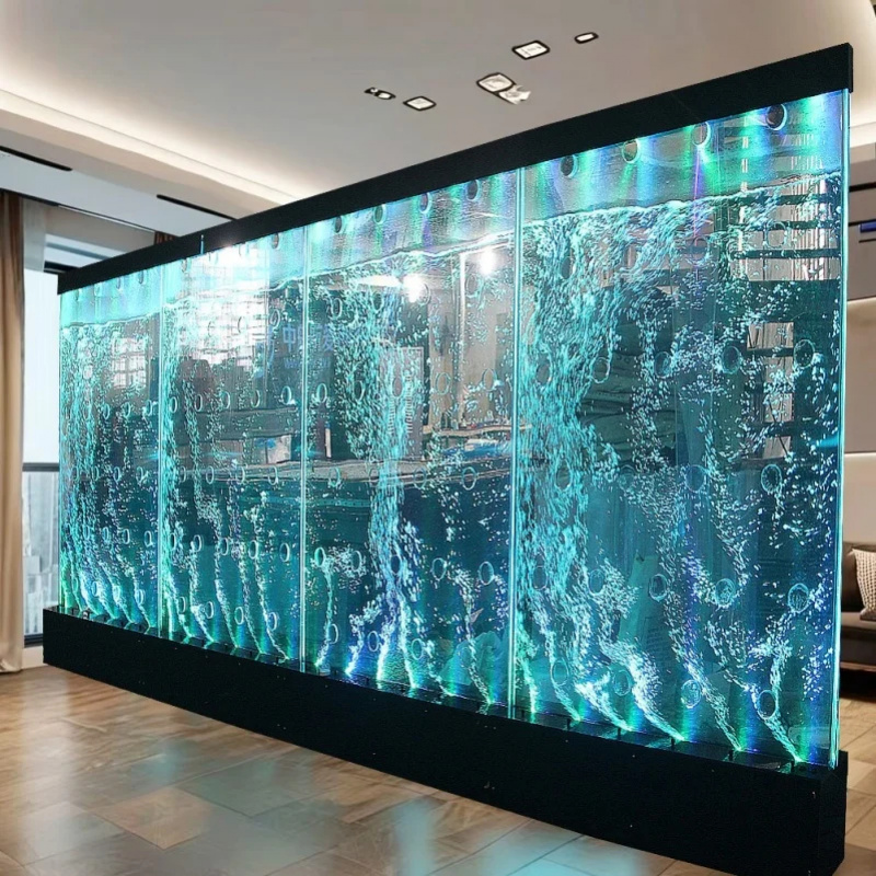 جدار فقاعات أكريليك عصري فاخر  - مراجعة Aquarium Decor وسعره