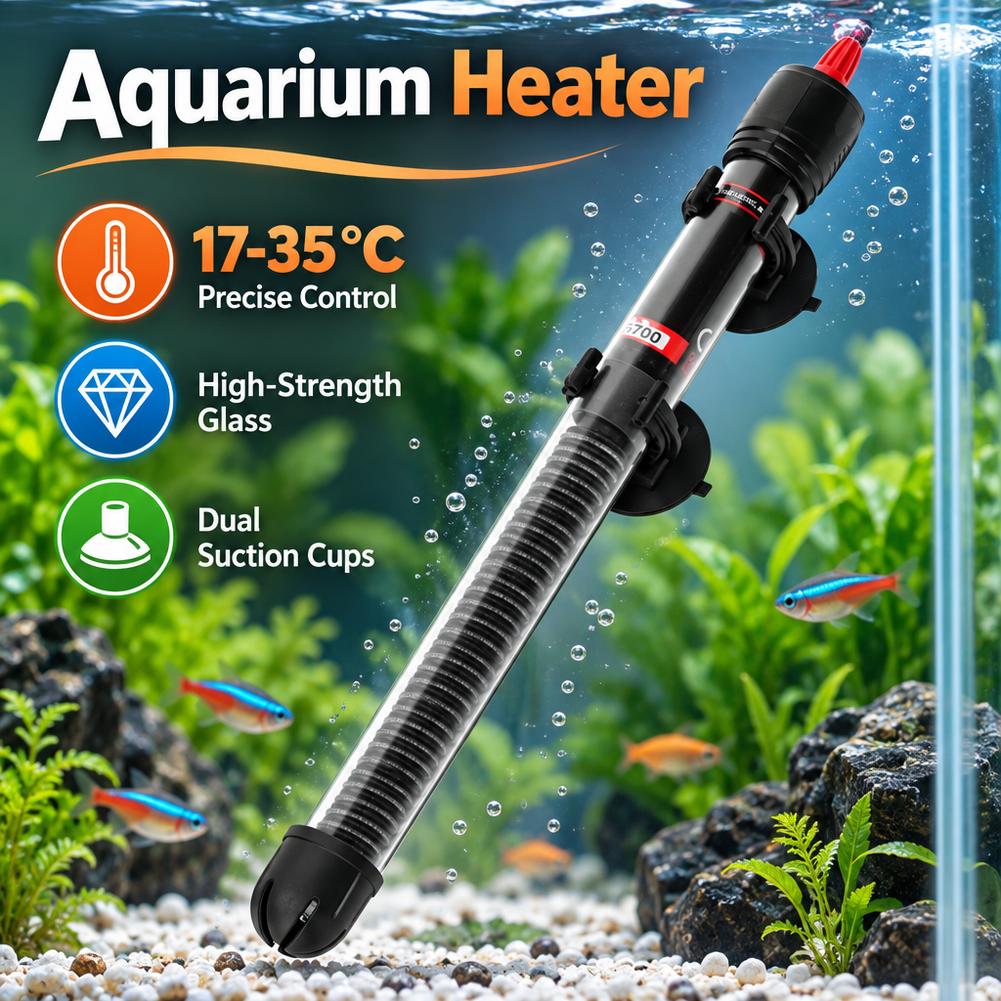 سخان زجاجي قابل للغمر لحوض الس - مراجعة Fish Tank Heater وسعره