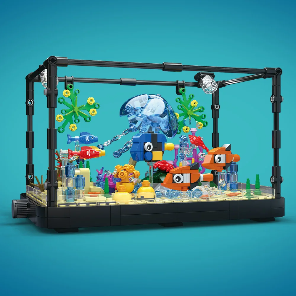 مجموعة مكعبات بناء حوض السمك م - مراجعة Aquarium Light وسعره