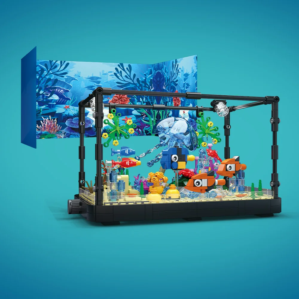 مجموعة مكعبات بناء حوض السمك م - مراجعة Aquarium Light وسعره