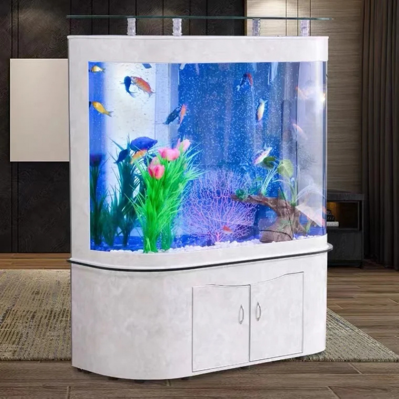 حوض سمك كبير مخصص سعة 300 جالو - مراجعة Aquarium Decor وسعره